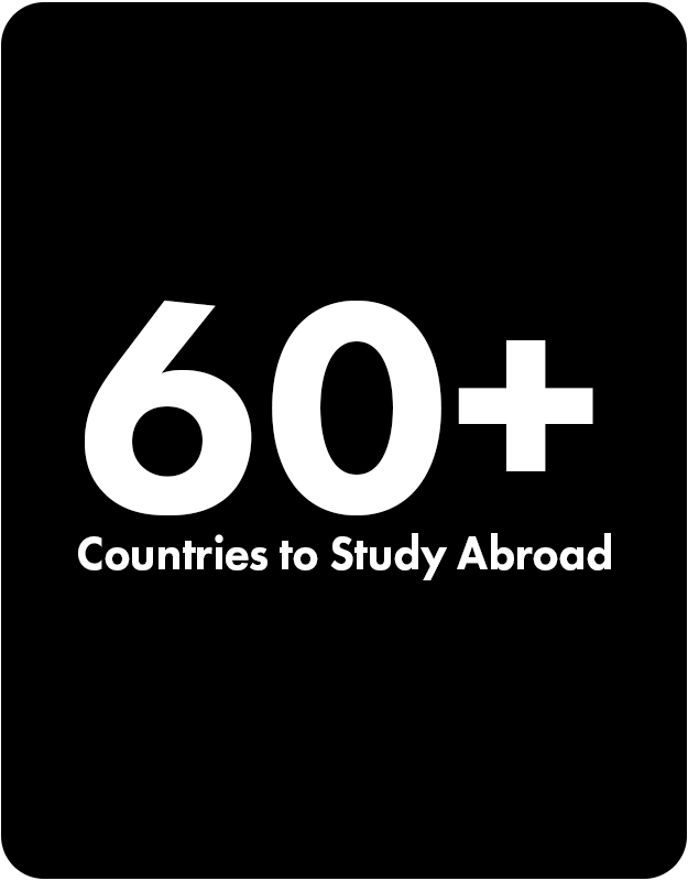60+ Countries to Study Abroad
