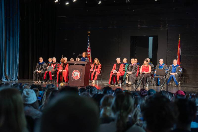 Convocation in Hendricks Hall
