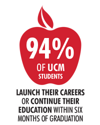 94% of UCM students start their career or continue their education within 6 months