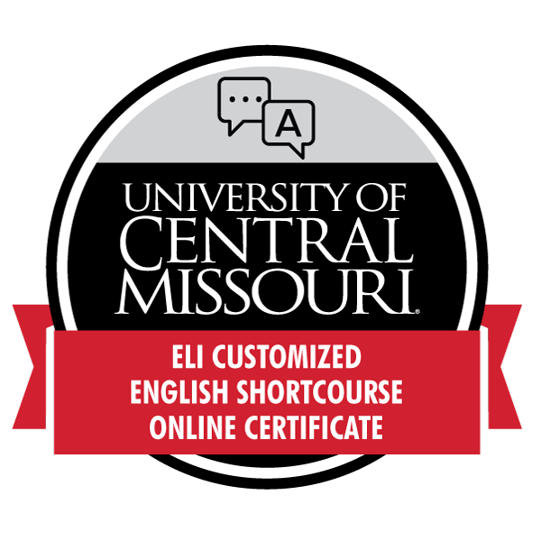 Online Customized English ShortCourse Badge