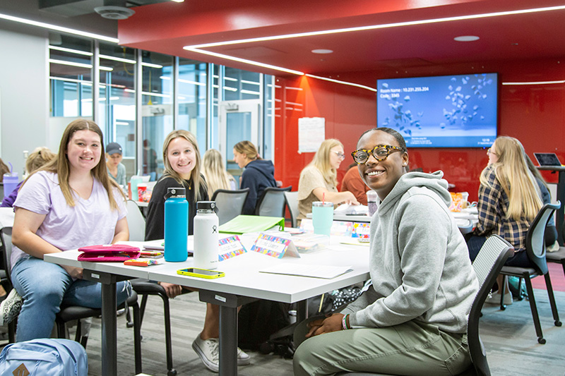 UCM Students in a classroom