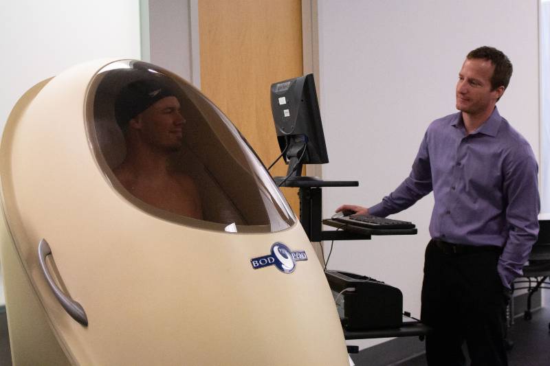 Matt Garver in Lab