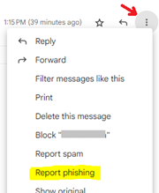 Report Phishing