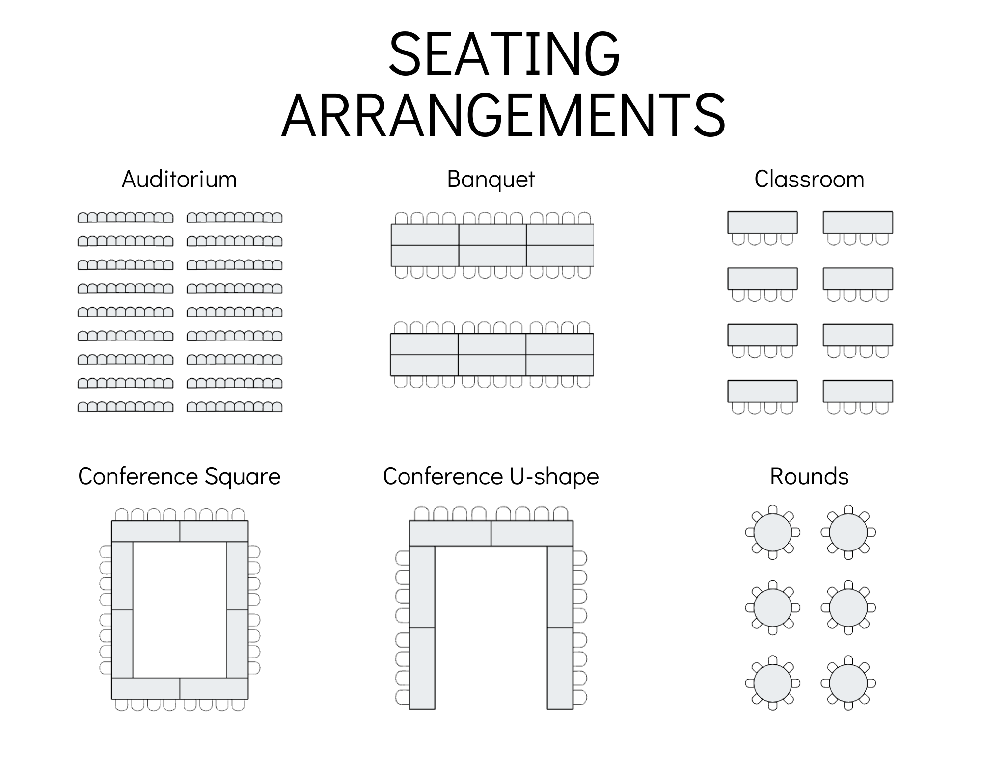 seating options